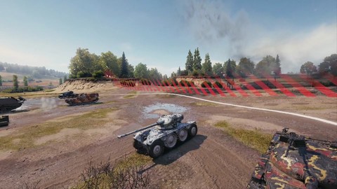 坦克世界中如何点亮坦克