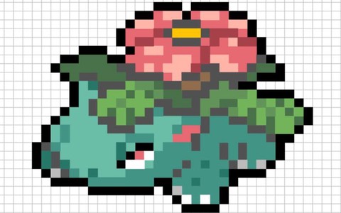 神奇宝贝怎么画妙蛙花