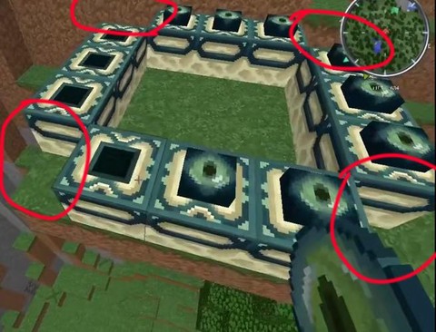 我的世界末地门怎么找